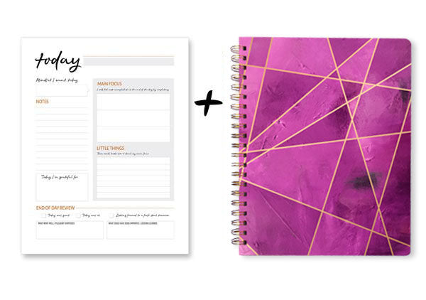 Writing Journal + Daily Notepad Bundle Writing Journal + Daily Notepad Bundle