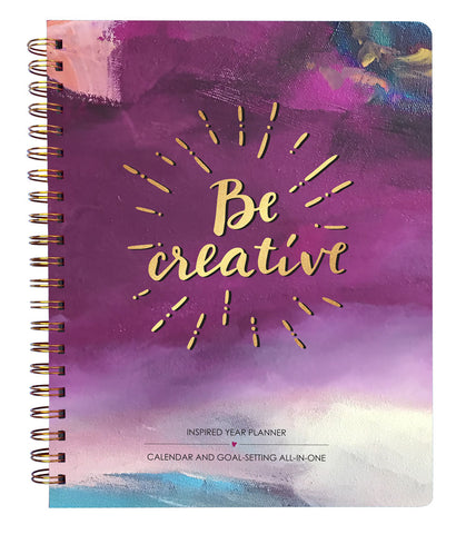2019 Inspired Year Planner Softcover - Be Creative