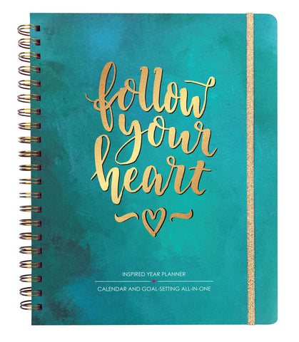 2019 Inspired Year Planner - Follow Your Heart