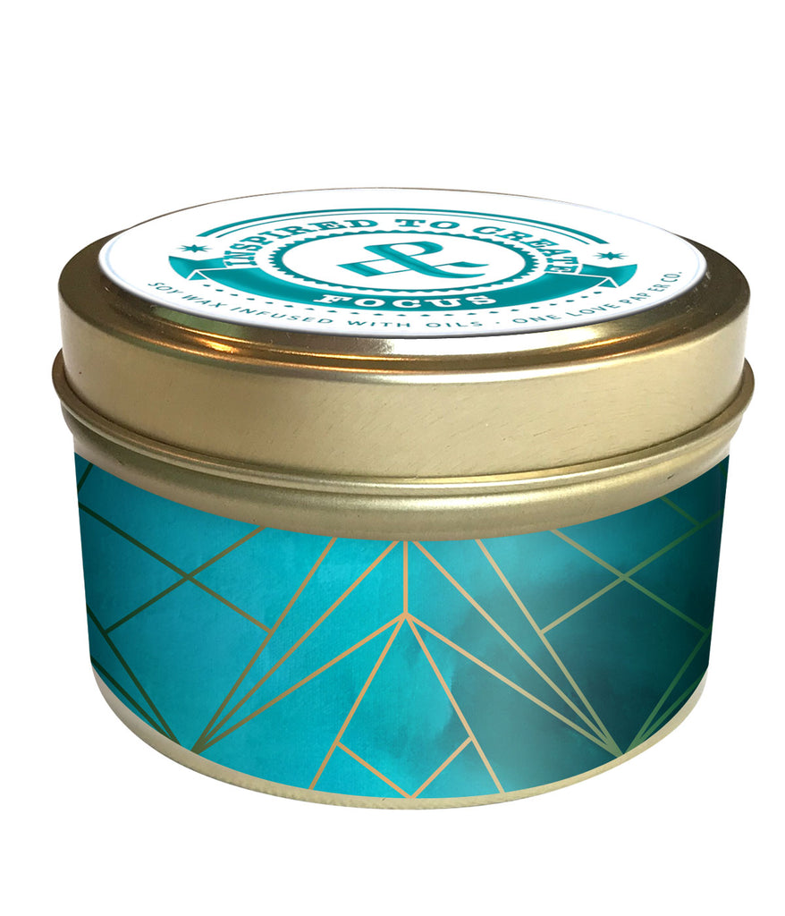 Inspired to Create Soy Wax Candle | Aqua Prism