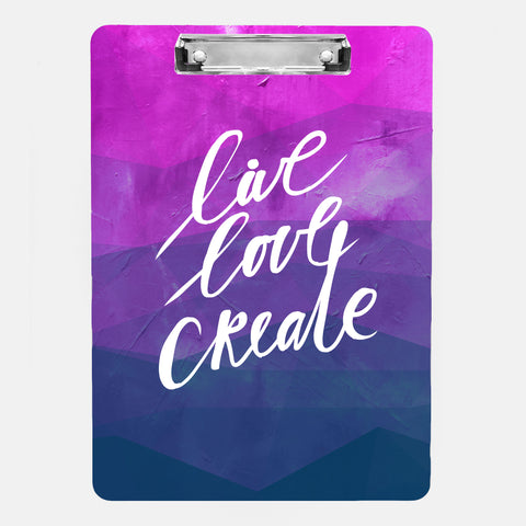 Inspired to Create Clipboard | Live Love Create