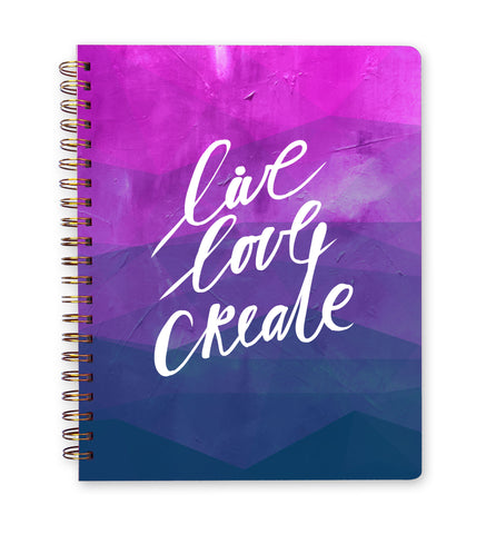 Inspired to Create Journal | Small - Live Love Create