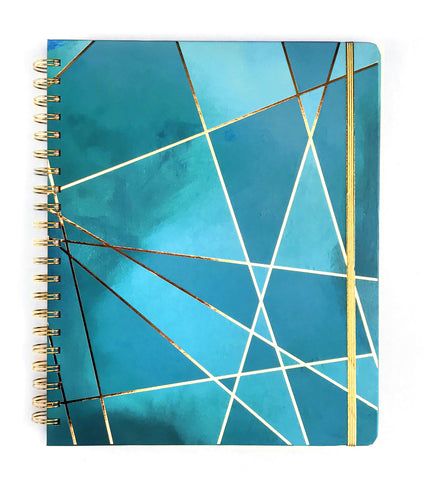 2019 Inspired Year Planner Hardcover | Aqua Fragment