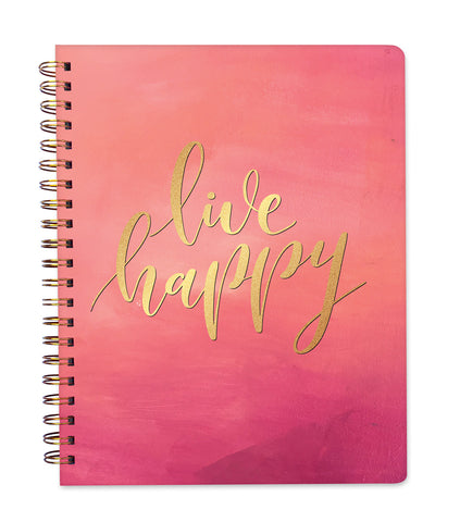 2019 Inspired Year Planner Softcover | Large - Live Happy