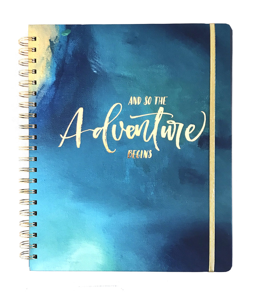 2019 Inspired Year Planner Hardcover | Aqua Fragment